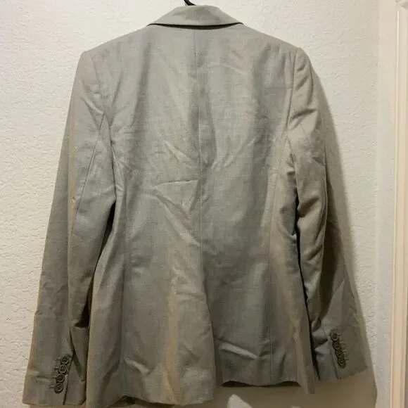 Ralph Lauren Purple Label suits Gray 100% Merino Wool Blazer 6/ pants 4 USA - Picture 9 of 13